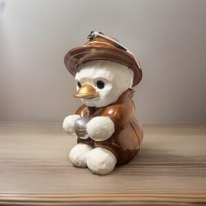 NWT ULTRA RARE Timmy Woods Beverly Hills Dolly Duck Z Wooden Purse with Dust Bag